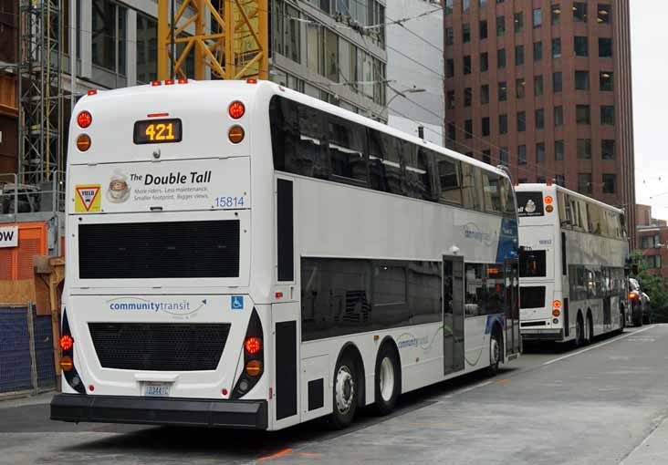 Community Transit ADL Enviro500 10812 & Enviro500MMC 15814